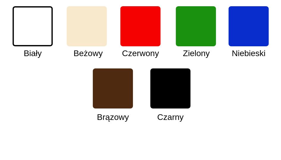 Kolorystyka namiotów